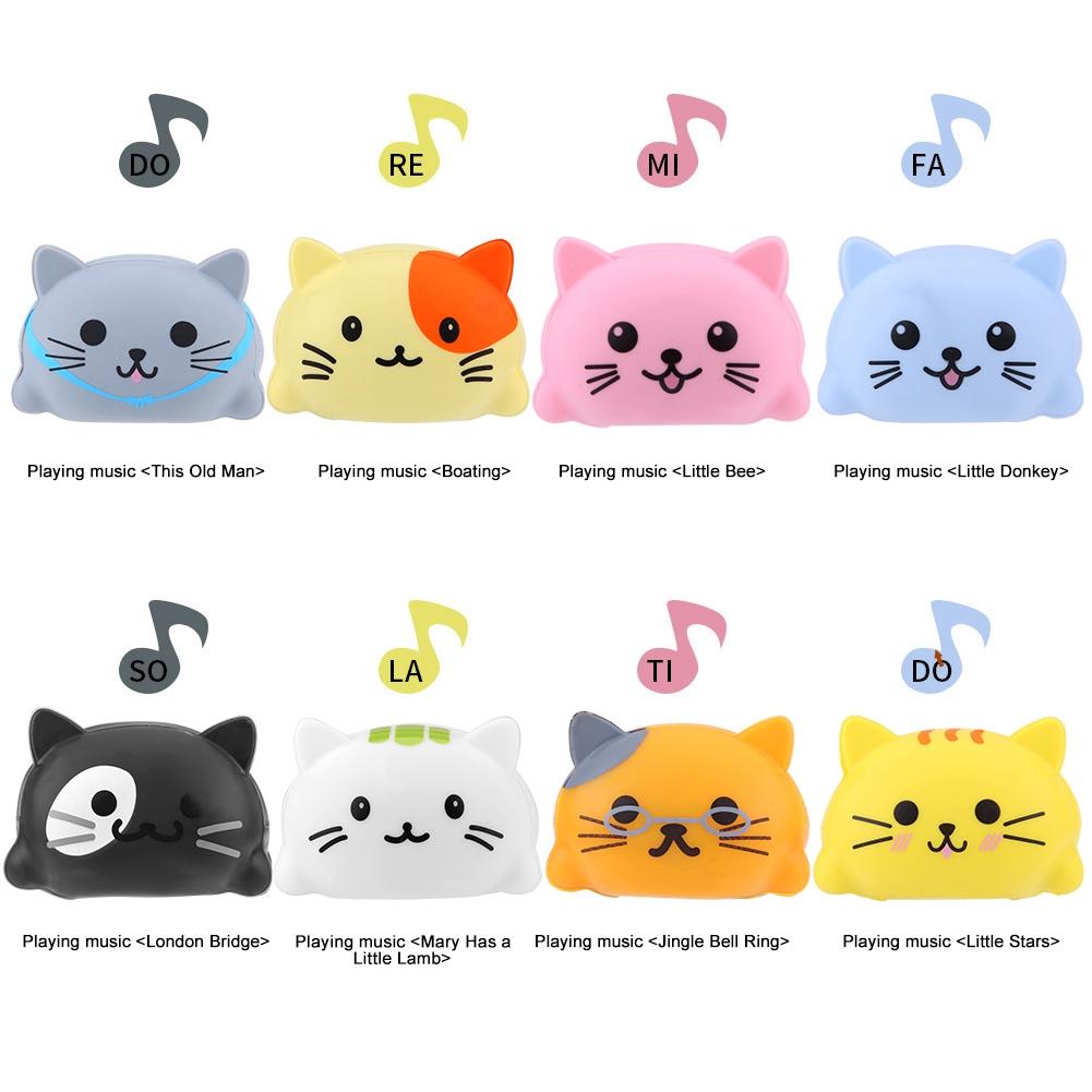 8pcs Musical Scale Touch Sensitive Toy