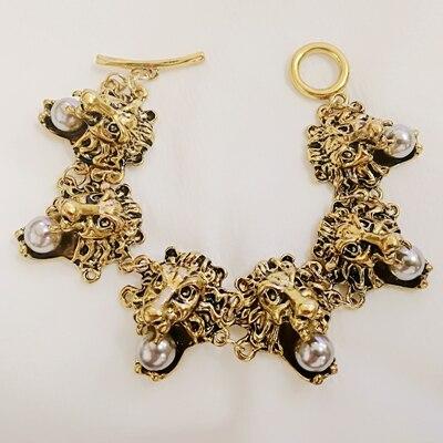 Five chain bracelet for women pearl flower bracelet jewelry