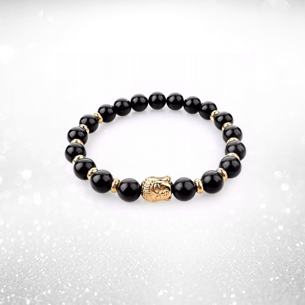 Natural Stone Buddha Bracelet