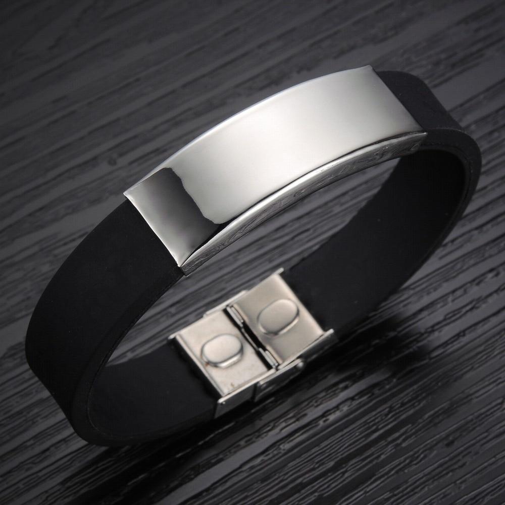 Men Bracelet Whole  Stainless Steel Round Jewelry Bangle Link Chain