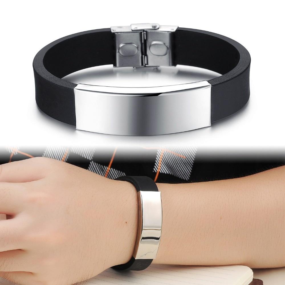 Men Bracelet Whole  Stainless Steel Round Jewelry Bangle Link Chain