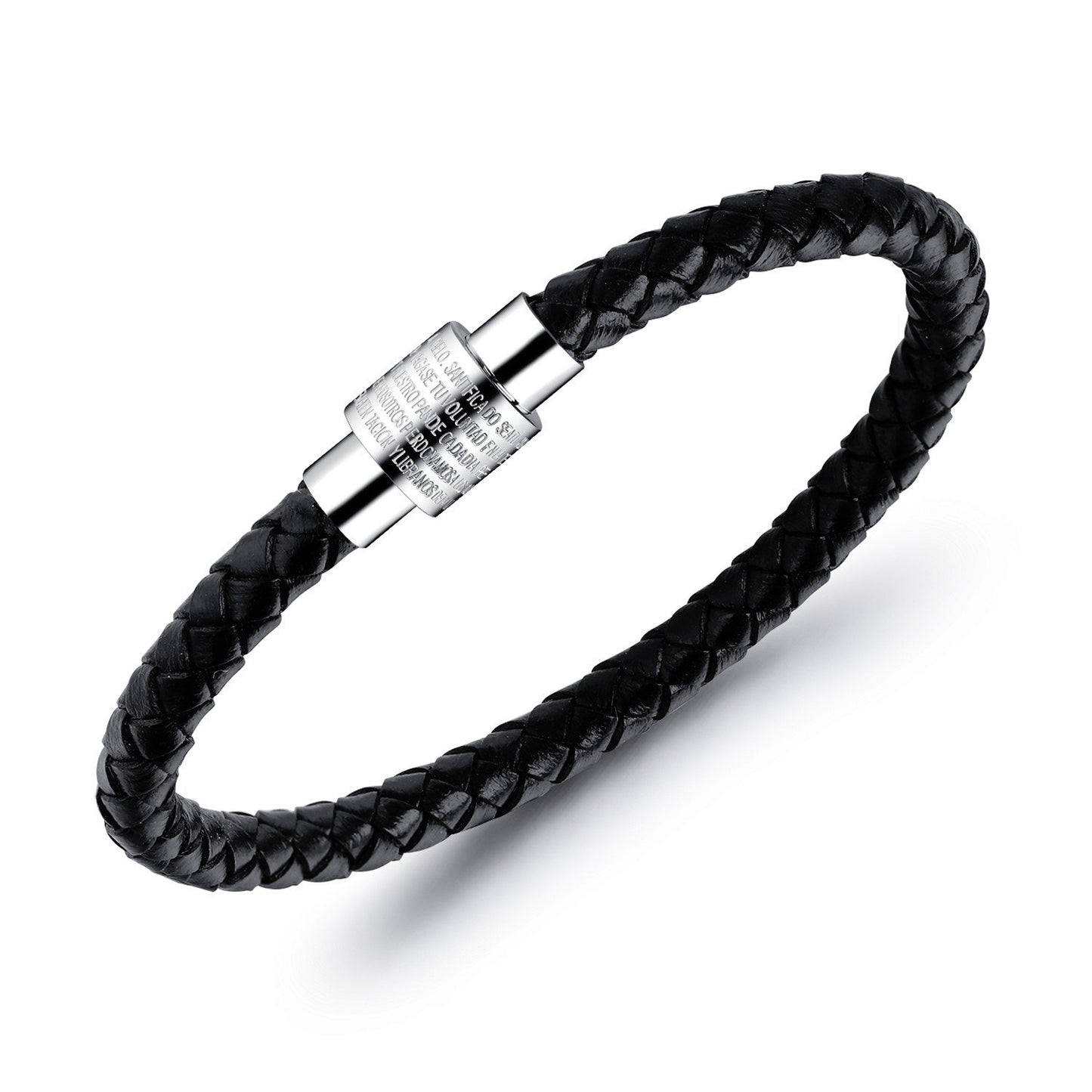 Vintage Personality Bible Verse Leather Bracelet