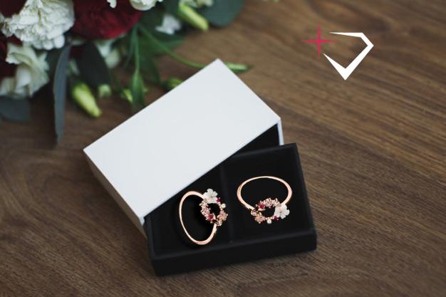 Happy Butterfly & Rose Ring