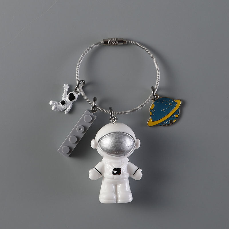 Astronaut Pendant Car Keychain Creative Small Gift Bag Pendant