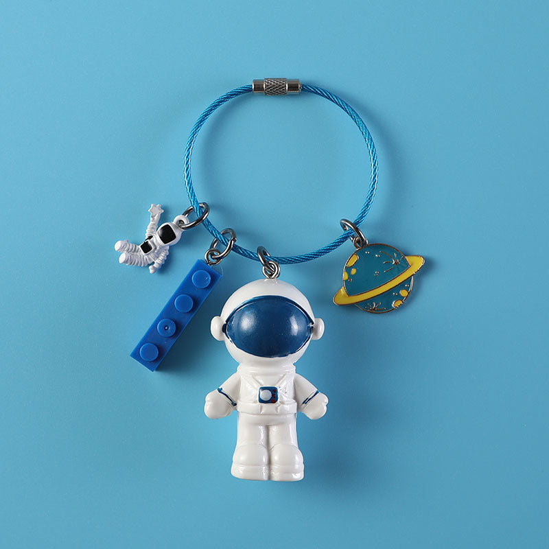 Astronaut Pendant Car Keychain Creative Small Gift Bag Pendant