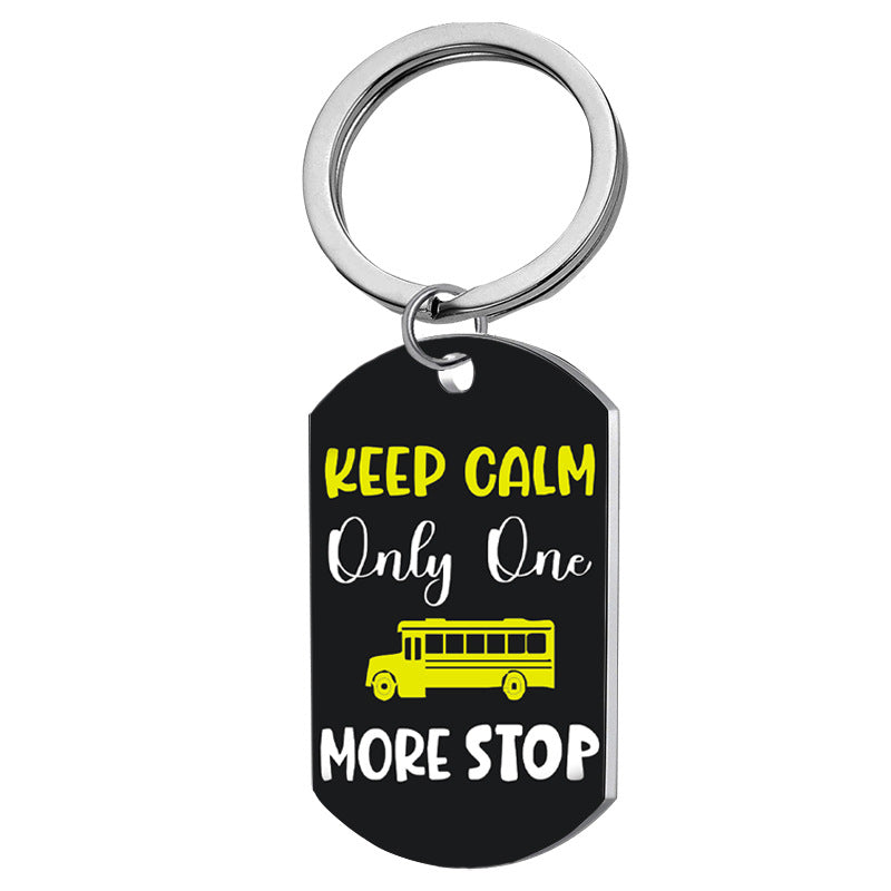 Stainless Steel Military Personality Creative Color Printing Military Bag Pendant