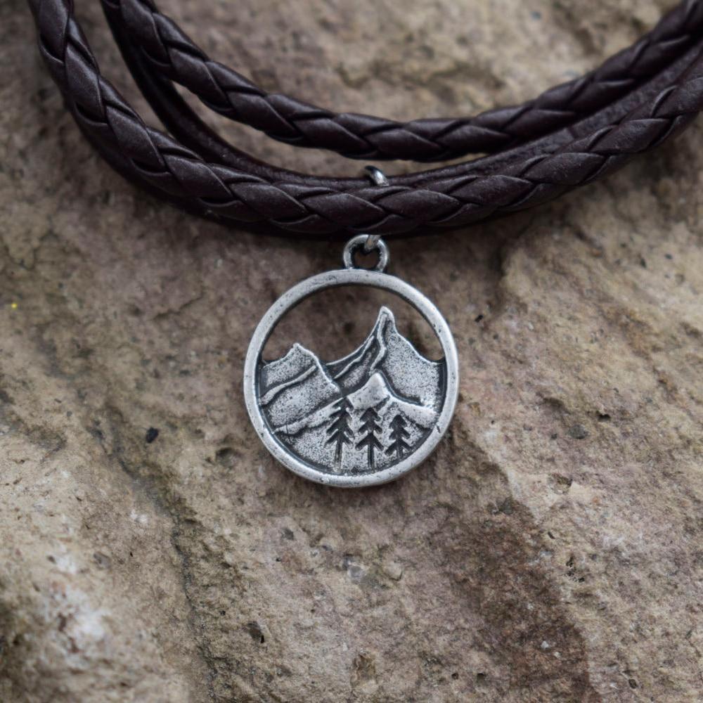SanLan camping jewelry Outdoor Gifts Lovely  Pine Tree bracelet under the mountain hiking jewelry