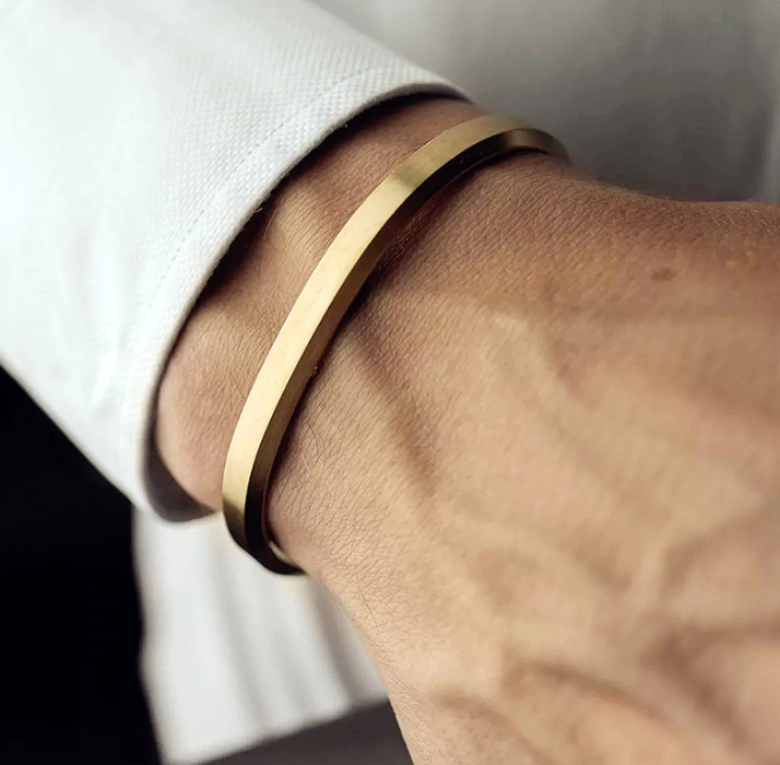 Minimal Stainless Steel Cuff