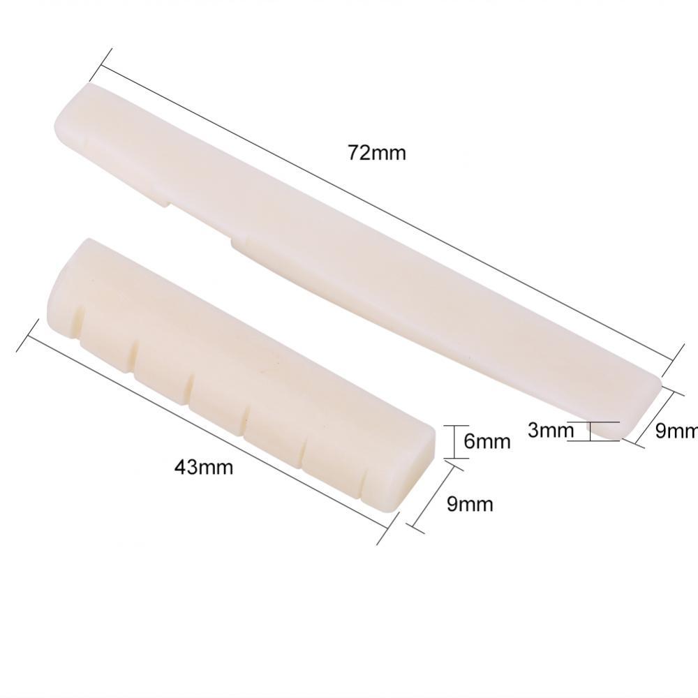 Guitar Bridge Saddle and Nut Set