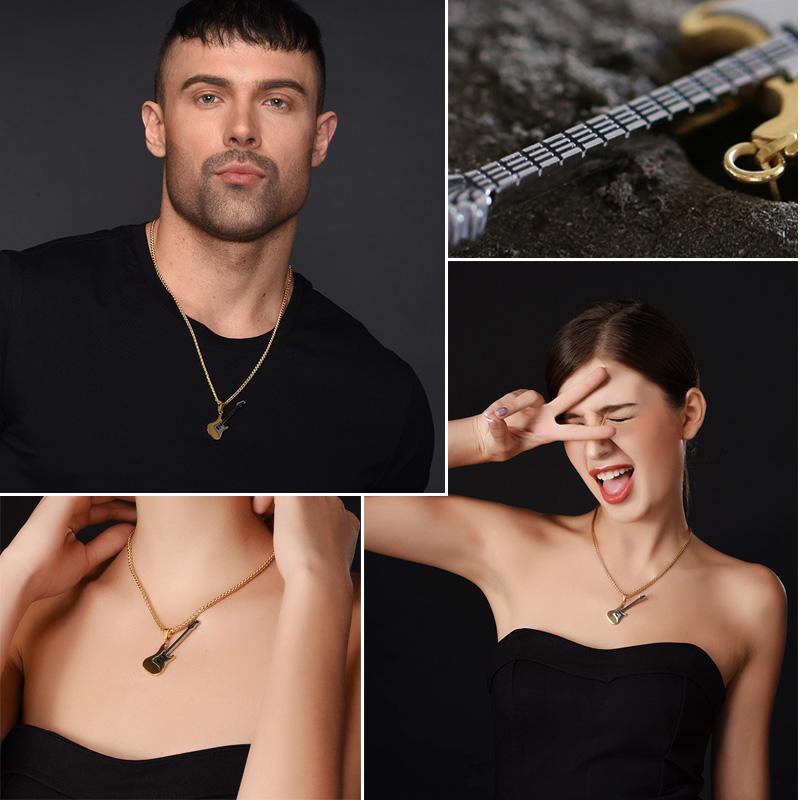Musicwaker®High-quality Personalise Unique Guitar Necklace & Bracelet-Limited Edition