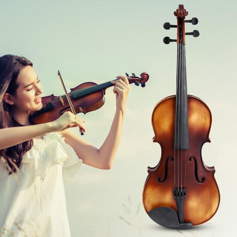 High Quality 16" Spruce Wood Viola with Carry Case Bow Rosin Accessory for Beginners