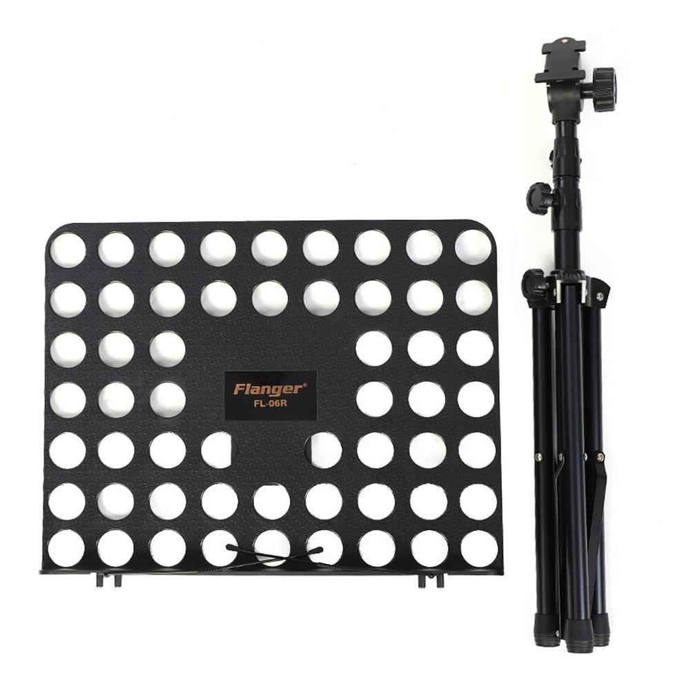 Flanger Music Book Stand Folding Musical Paper Sheet Bracket Black