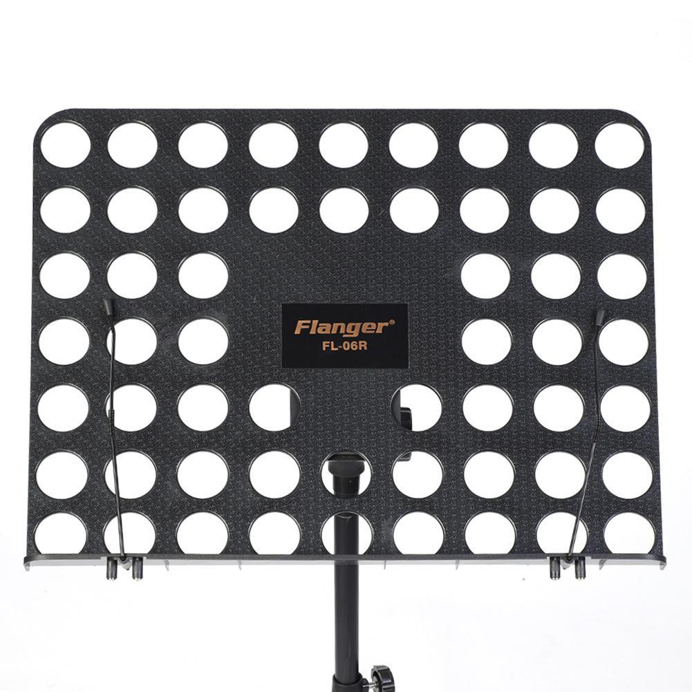 Flanger Music Book Stand Folding Musical Paper Sheet Bracket Black