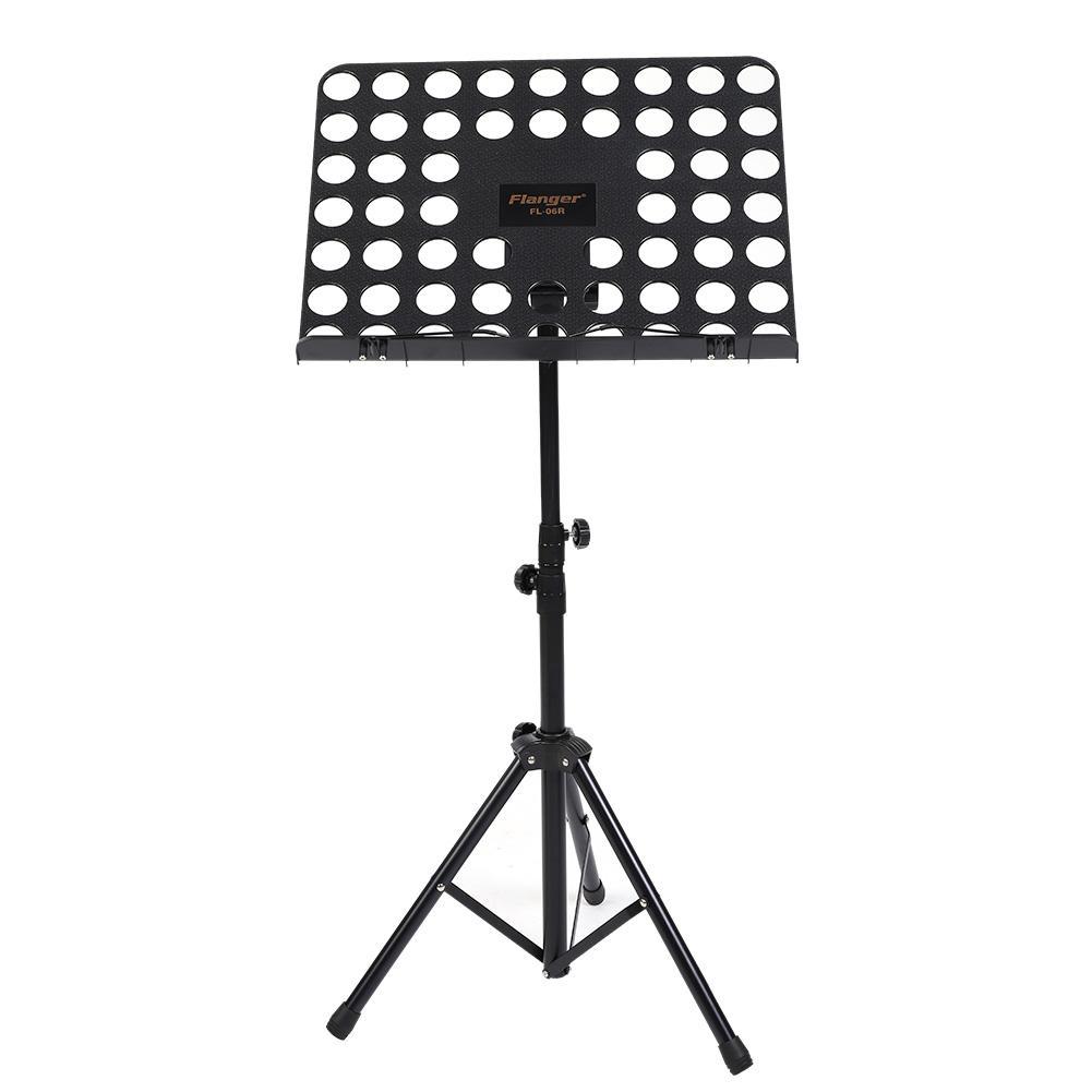 Flanger Music Book Stand Folding Musical Paper Sheet Bracket Black