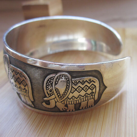 Elephant Cuff Bangle - Florence Scovel - 2