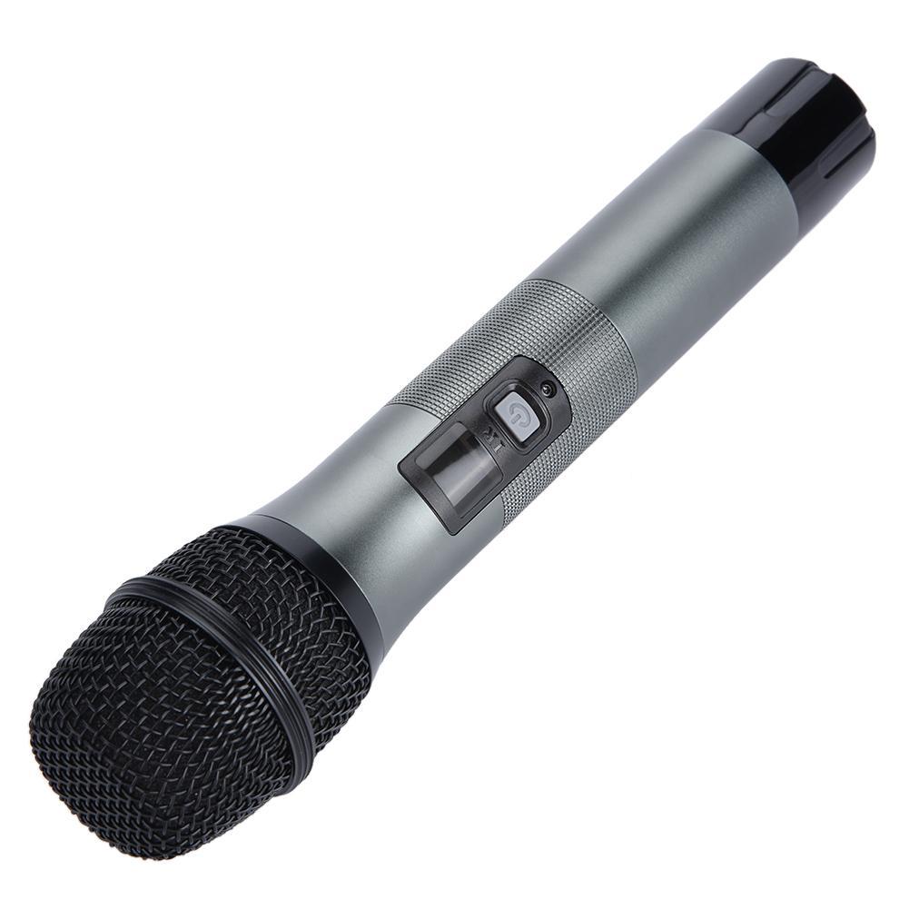 Dual Wireless Bluetooth Karaoke Handheld Microphone Various Frequency with Receiver Box