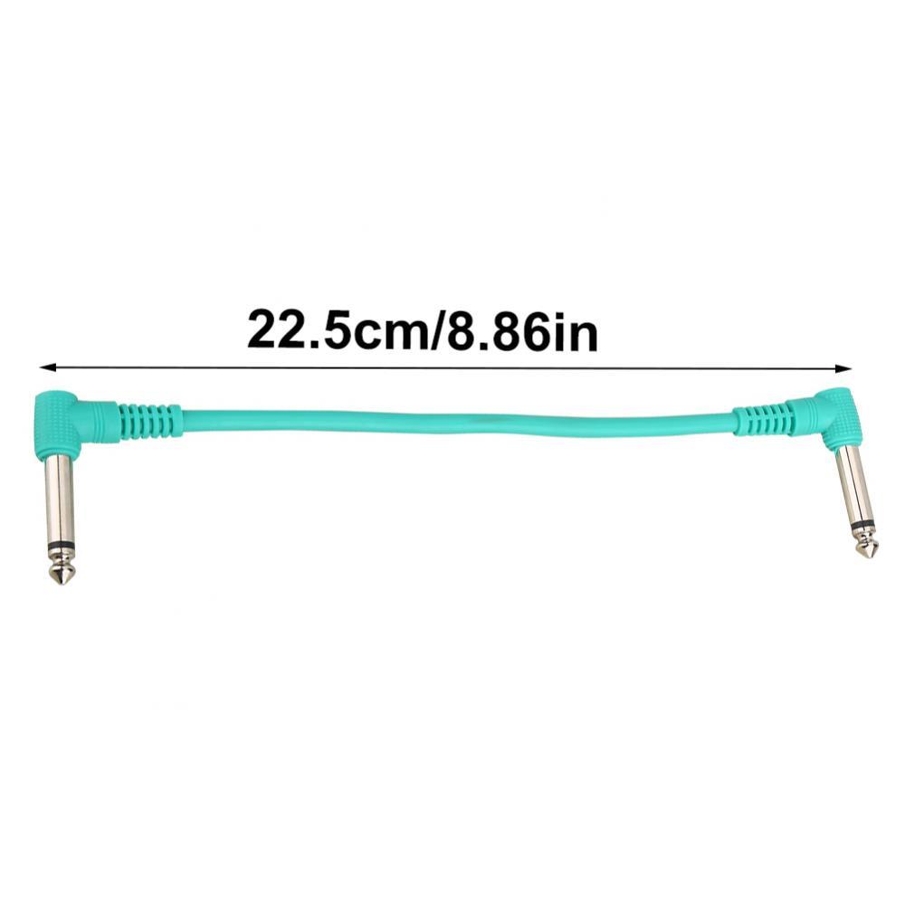 6Pcs 1/4"Guitar Patch Cables