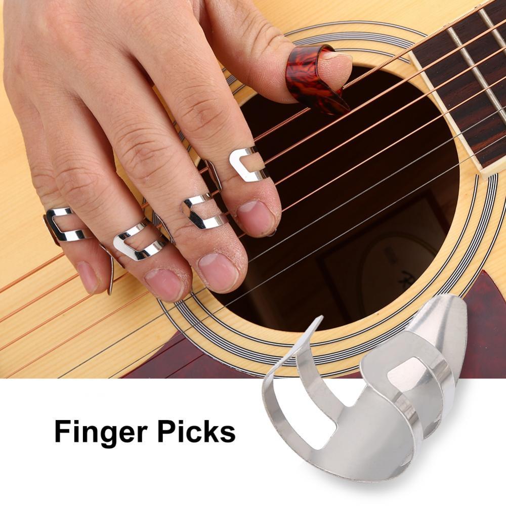 15Pcs Thumb Forefinger Finger Picks