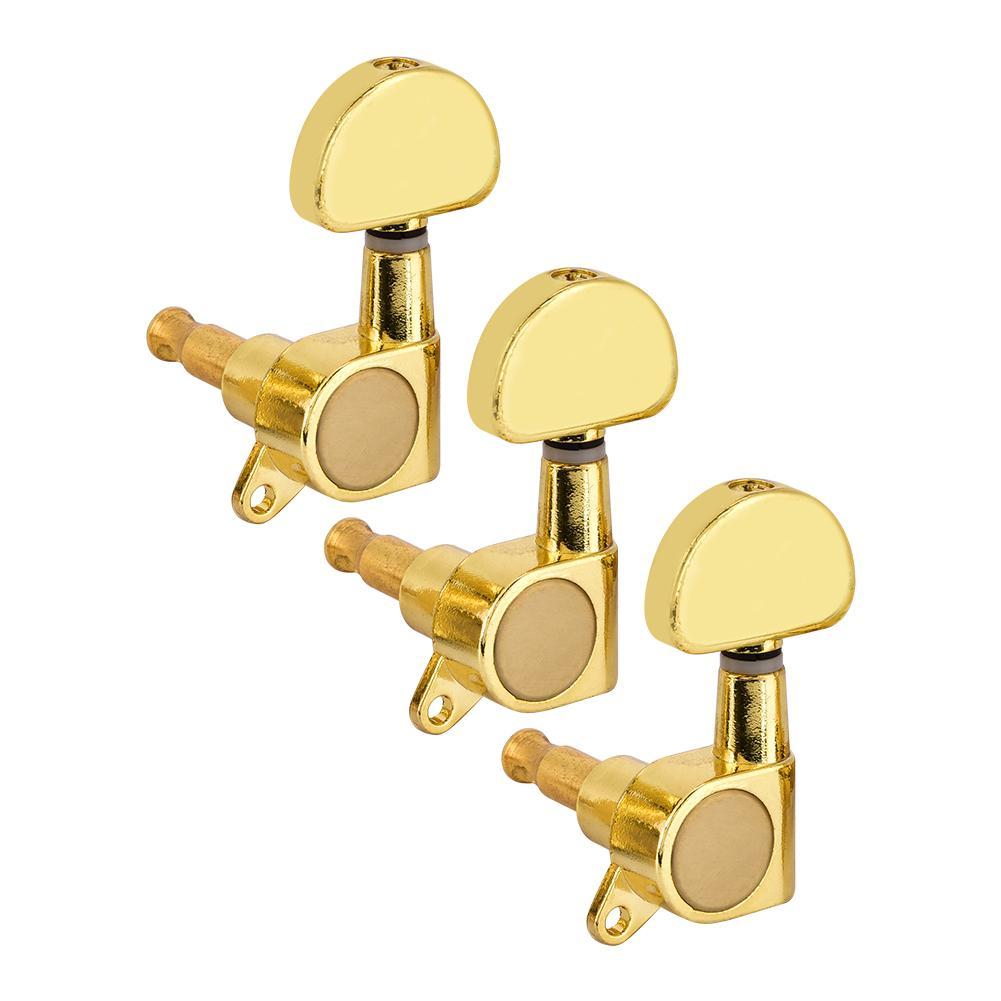 Guitar Tuning Pegs Locking Tuners Zinc Alloy Machine Heads for Guitar Gold