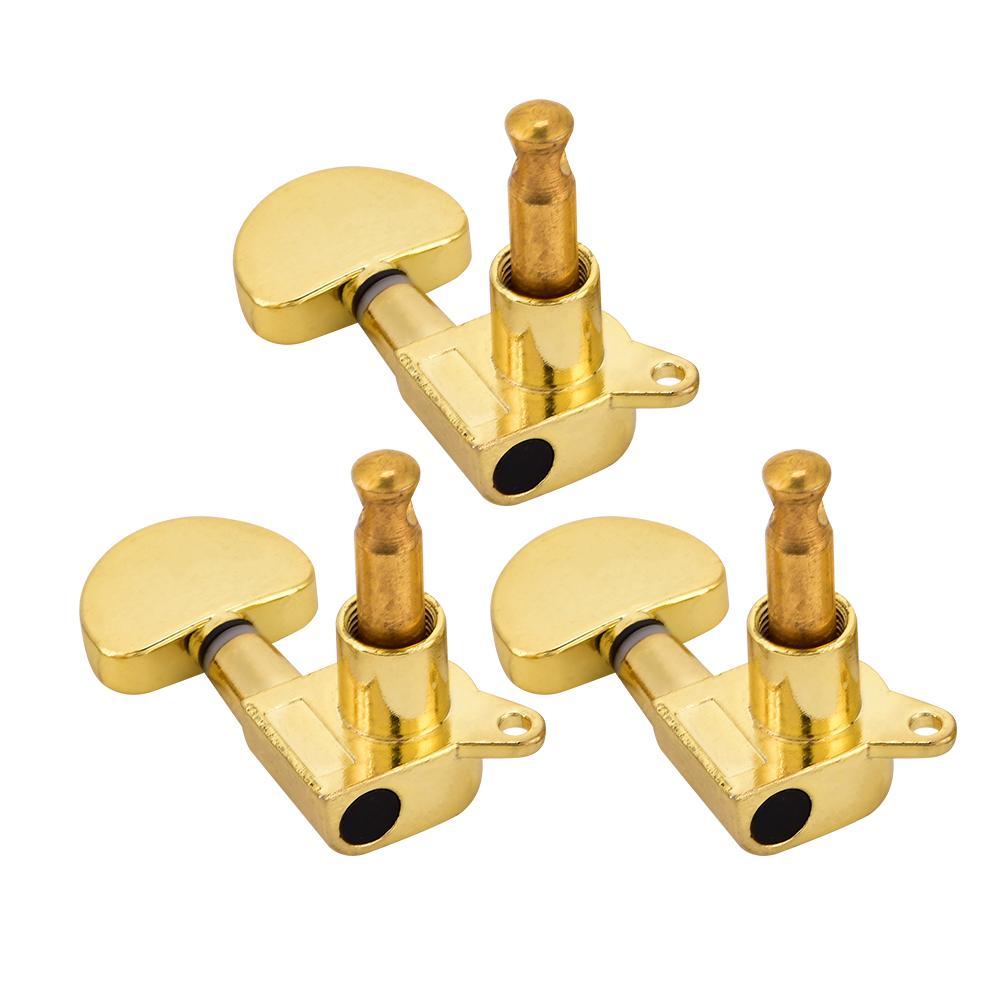 Guitar Tuning Pegs Locking Tuners Zinc Alloy Machine Heads for Guitar Gold