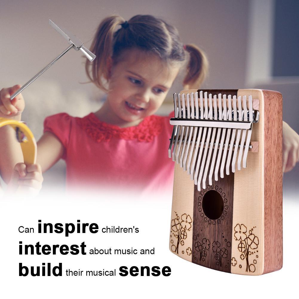 Rosewood 17 Key Kalimab Thumb Paino