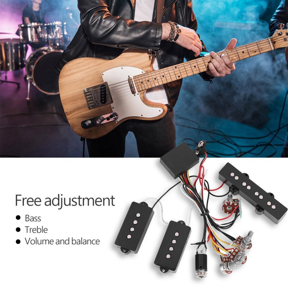 Electric Bass Preamp Wiring Circuit Pickup