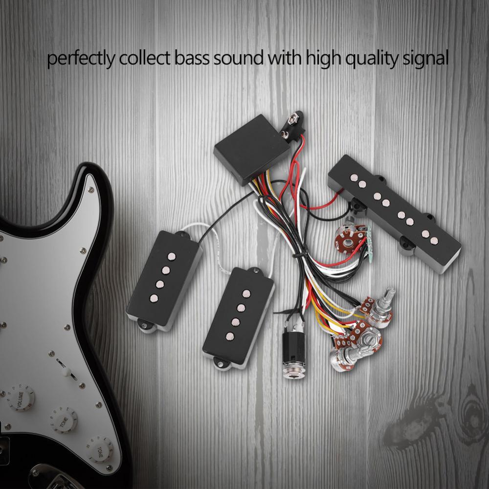 Electric Bass Preamp Wiring Circuit Pickup
