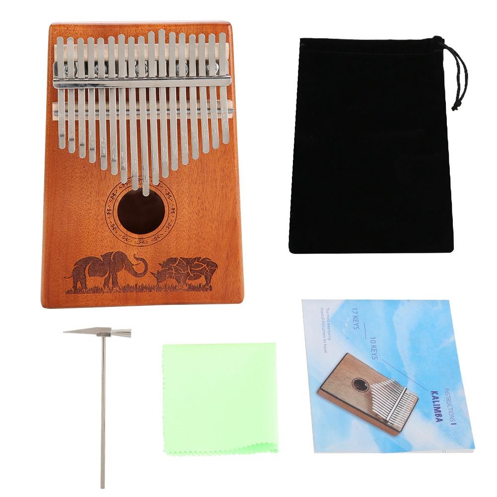 17 Keys Bamboo Thumb Piano