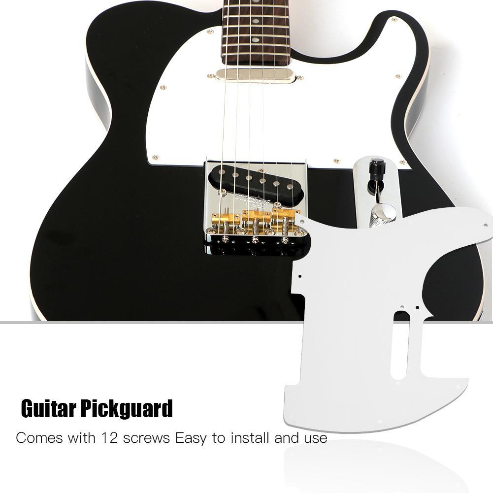 Acrylic Guitar Pickguard-White