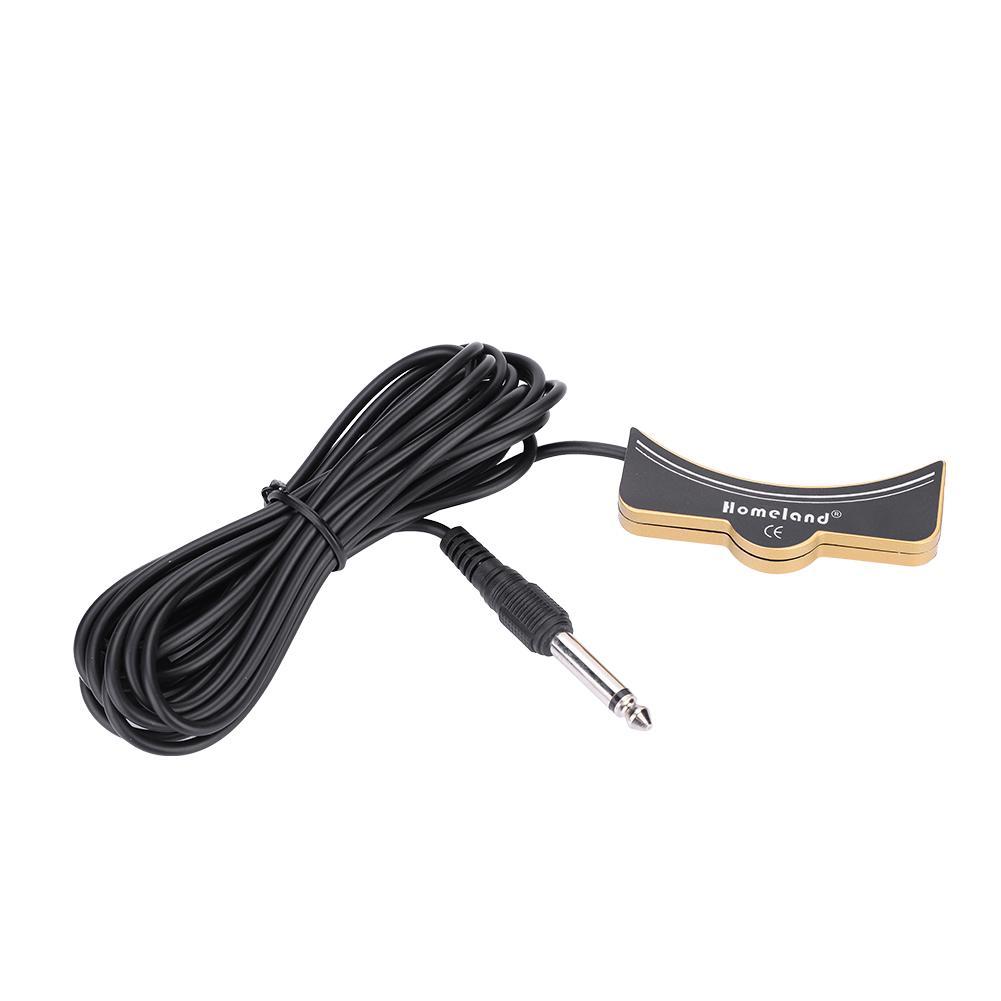 High Fidelity Low Noise Soundhole Sound Pickup Cable for Folk Guitar