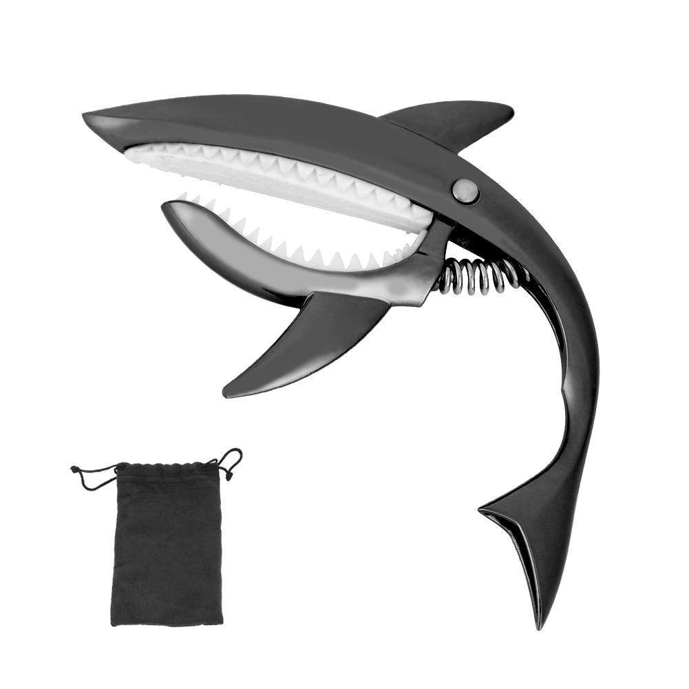 Zinc Alloy Shark Design Guitar Capo Quick Change Clamp