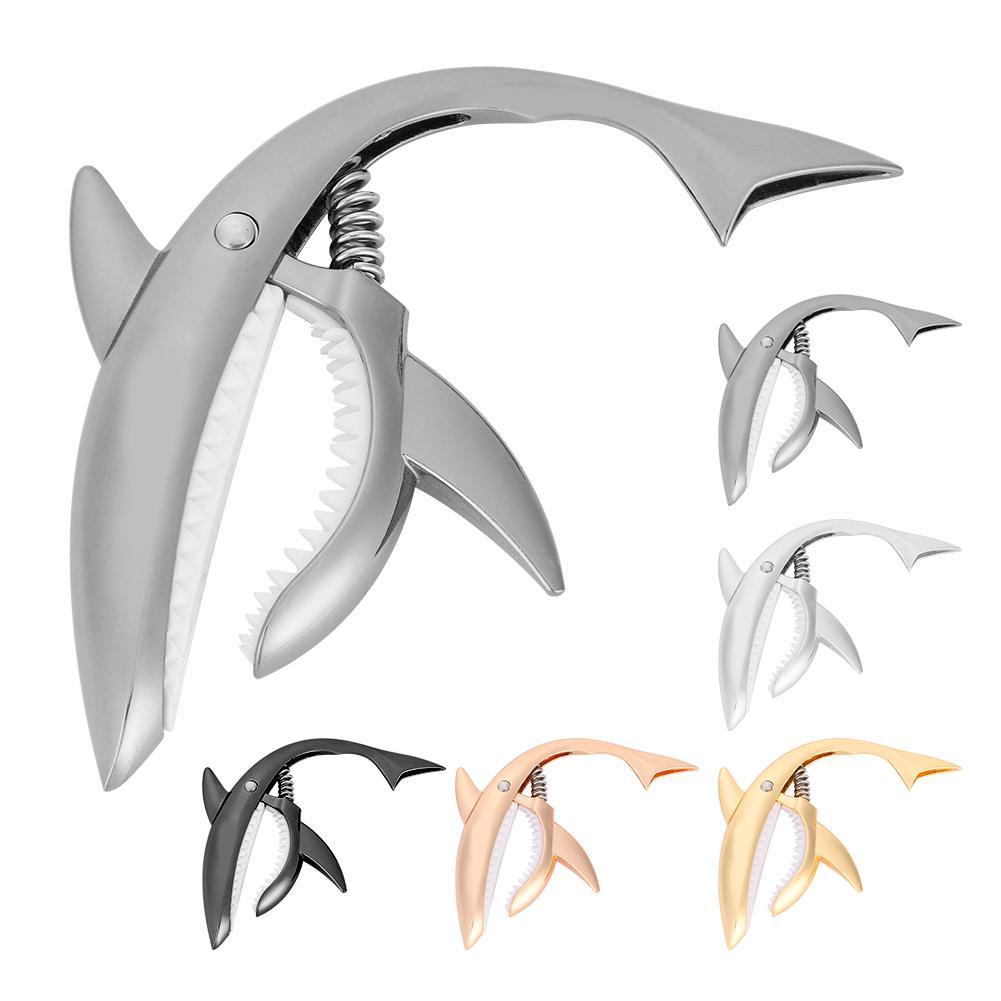 Zinc Alloy Shark Design Guitar Capo Quick Change Clamp