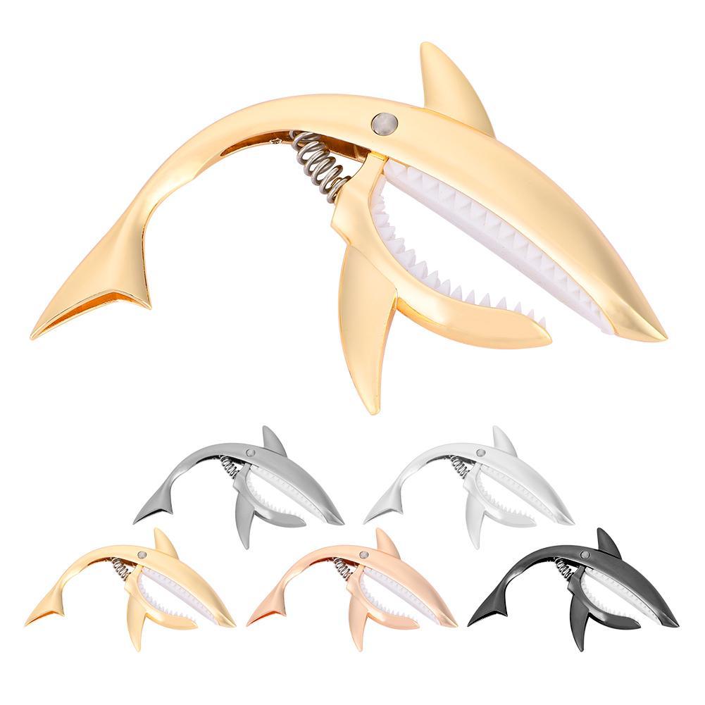 Zinc Alloy Shark Design Guitar Capo Quick Change Clamp