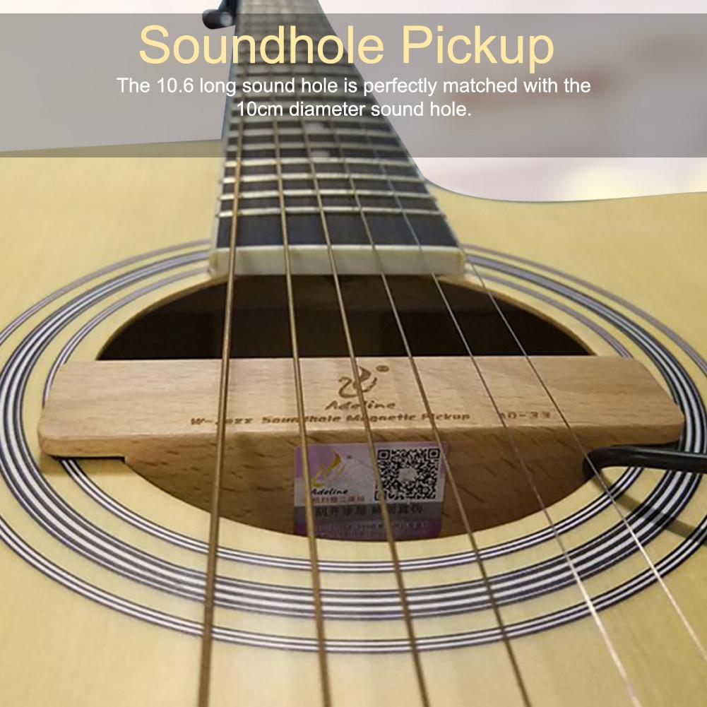 AD-33 Beech Magnetic Soundhole Pickup for Guitar Musical Instrument Accessory Kit