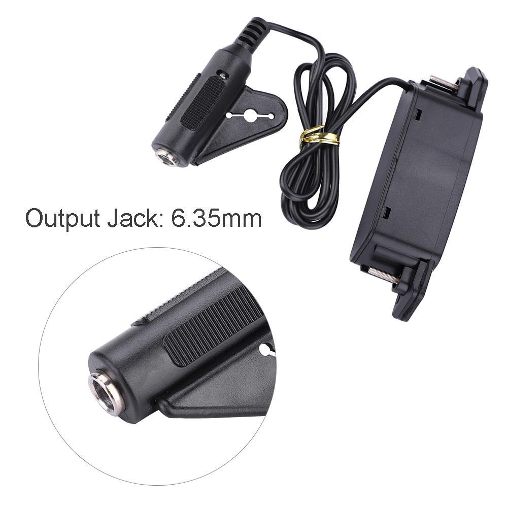 Magnetic Soundhole Pickup for Acoustic Guitar with End Pin Buckle