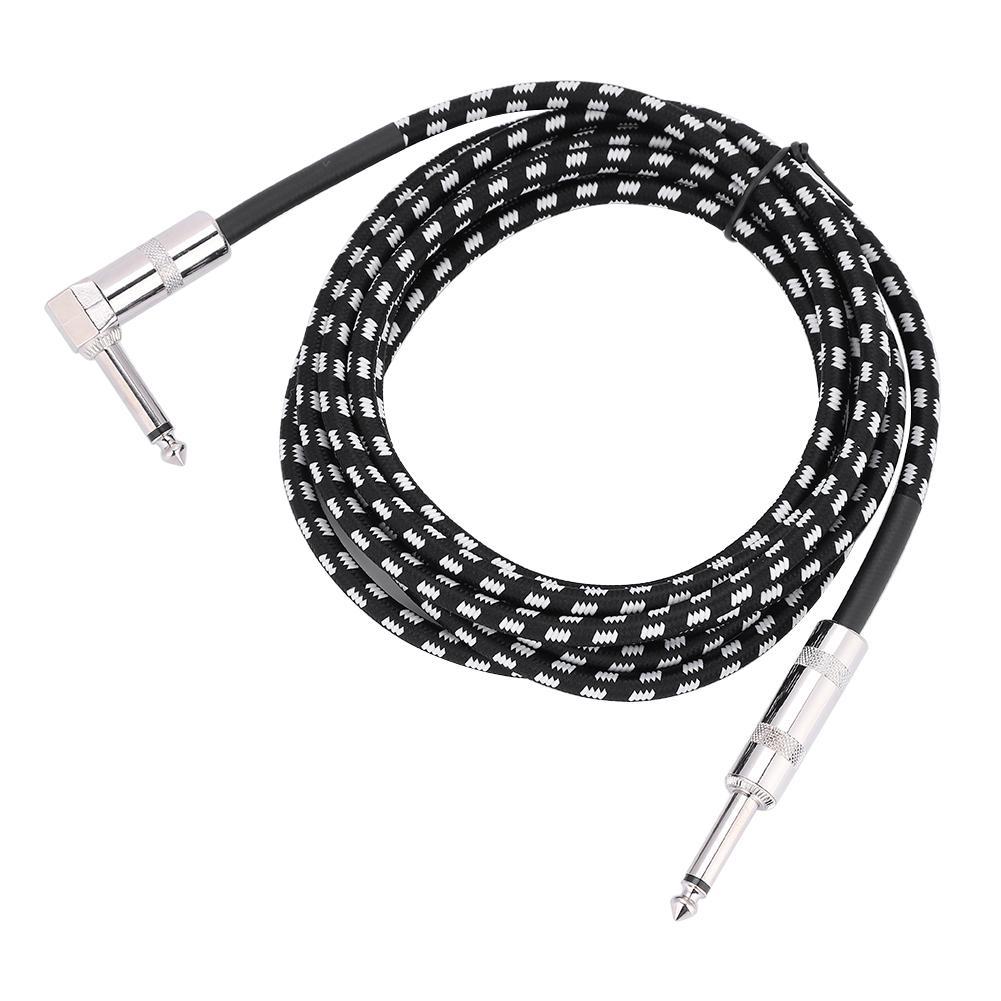 6.35mm Electric Guitar Audio Extension Cable 3 Meters Length Music Instrument Accessory