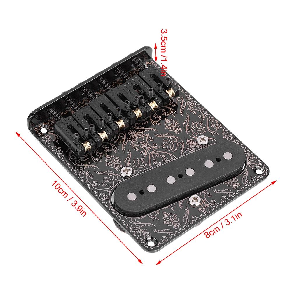 TL Guitar Bridge Single Coil Neck Pickup Volume Control Plate Circuit Set