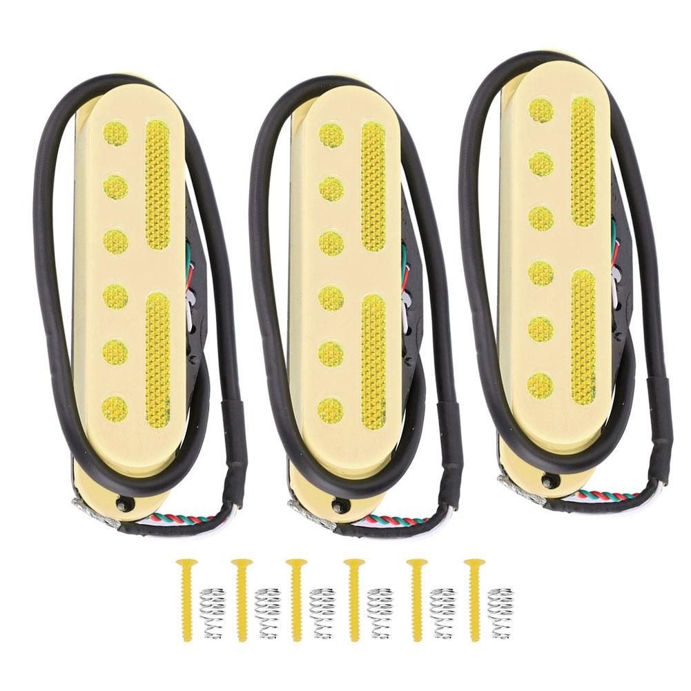 3 PCS/Set Single Coil Neck Middle Bridge SSS Pickup for ST Style Guitar
