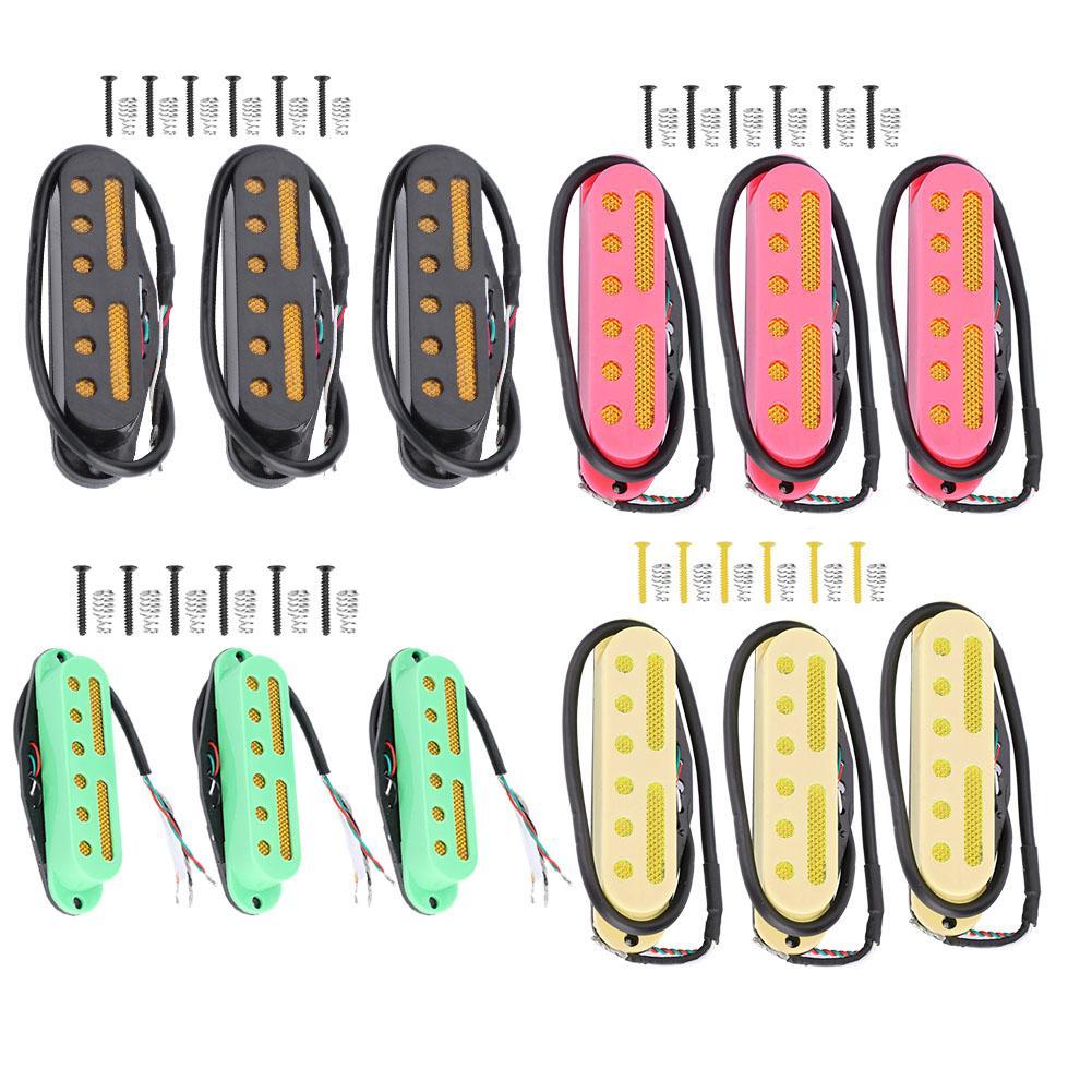 3 PCS/Set Single Coil Neck Middle Bridge SSS Pickup for ST Style Guitar