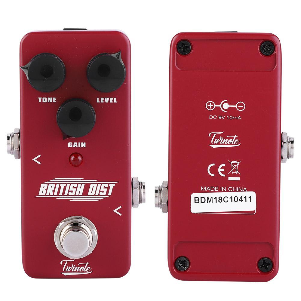 NUX Twinote British Dist Mini Distortion Effect for Electric Guitar