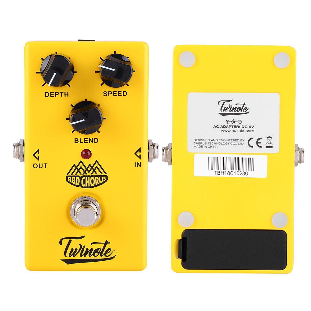 NUX Twinote BBD Chorus Effect Single Block Effector for Electric Guitar