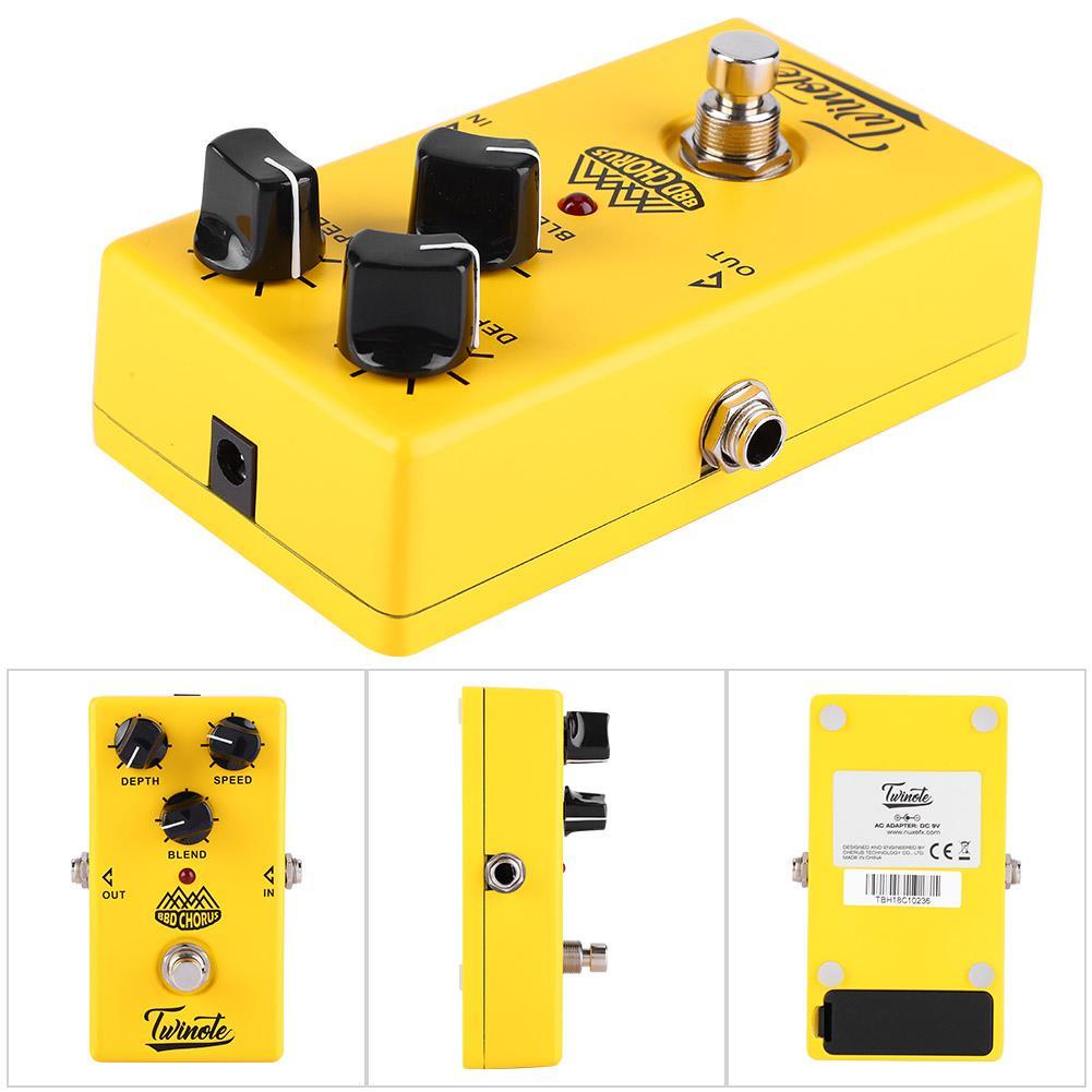 NUX Twinote BBD Chorus Effect Single Block Effector for Electric Guitar