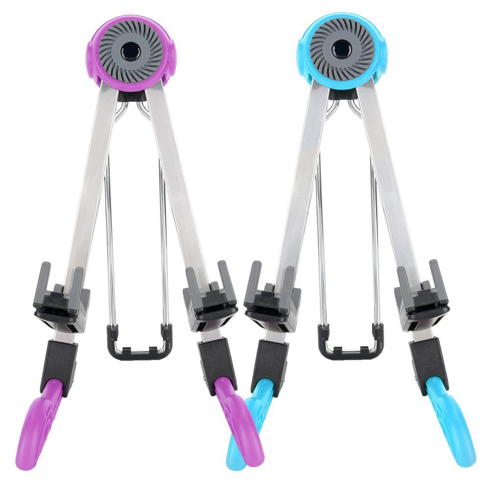 Guitar Stand, Foldable Instrument Stand ABS Material Universal for Acoustic,Classical, Electrical and Bass Guitar, FL-01P, Black