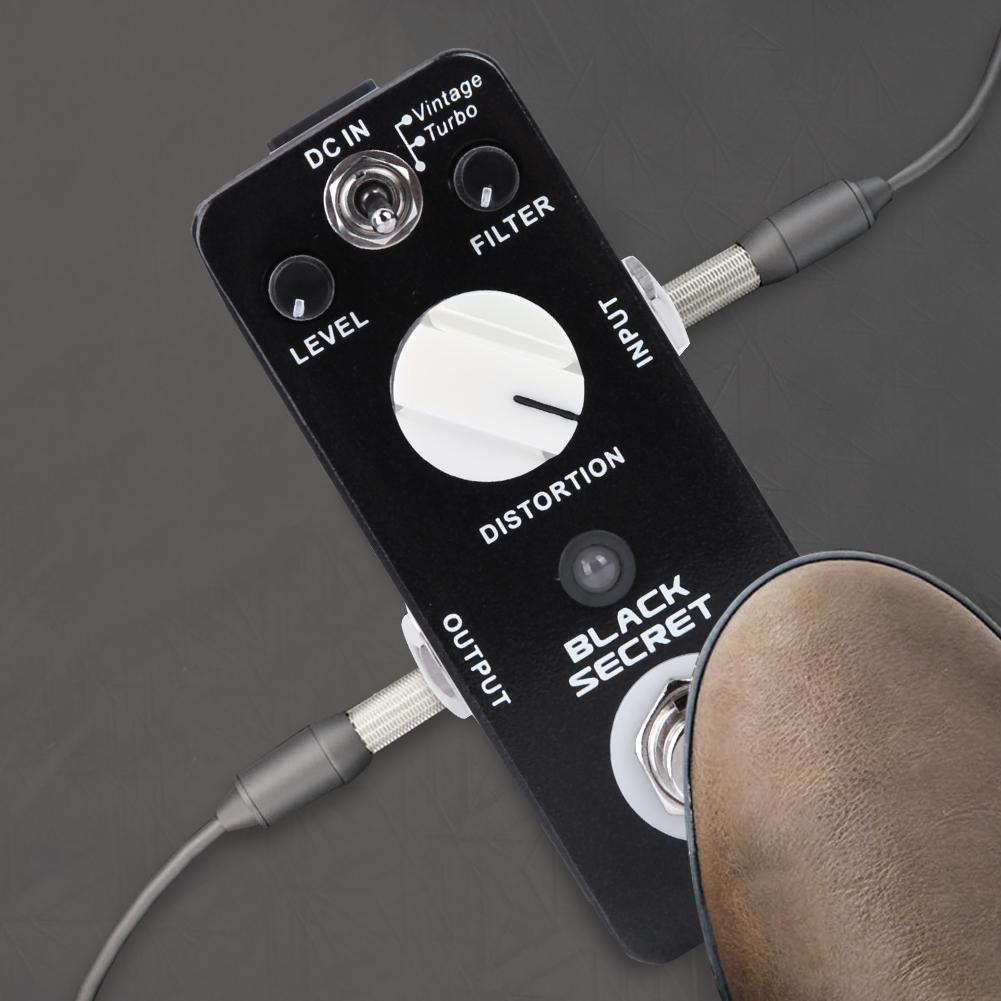 Distortion Electric Guitar Effect Pedal True Bypass Full Metal Shell Guitar Parts