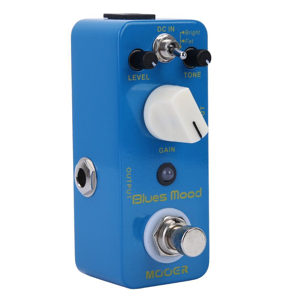 Blues Style Overdrive Guitar Effect Pedal 2 Modes(Bright/Fat) True Bypass Full Metal Shell