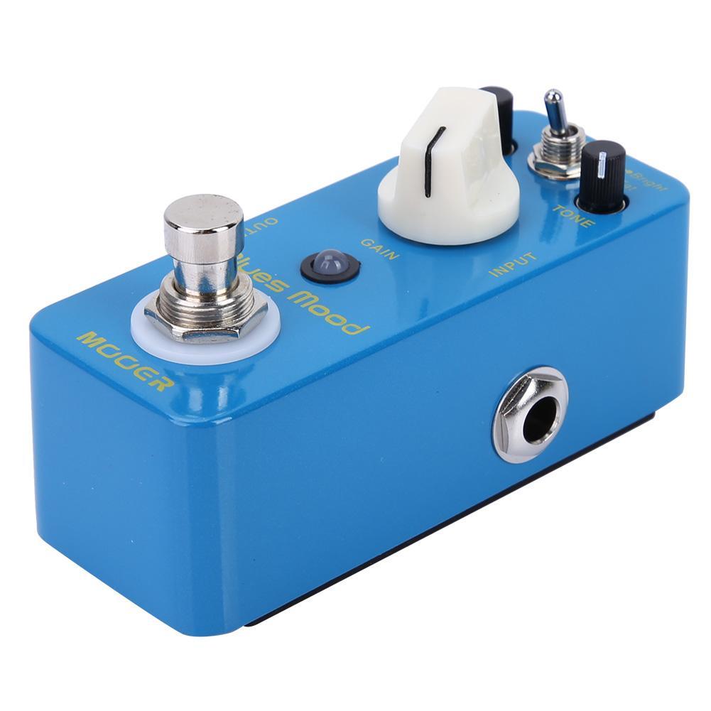 Blues Style Overdrive Guitar Effect Pedal 2 Modes(Bright/Fat) True Bypass Full Metal Shell