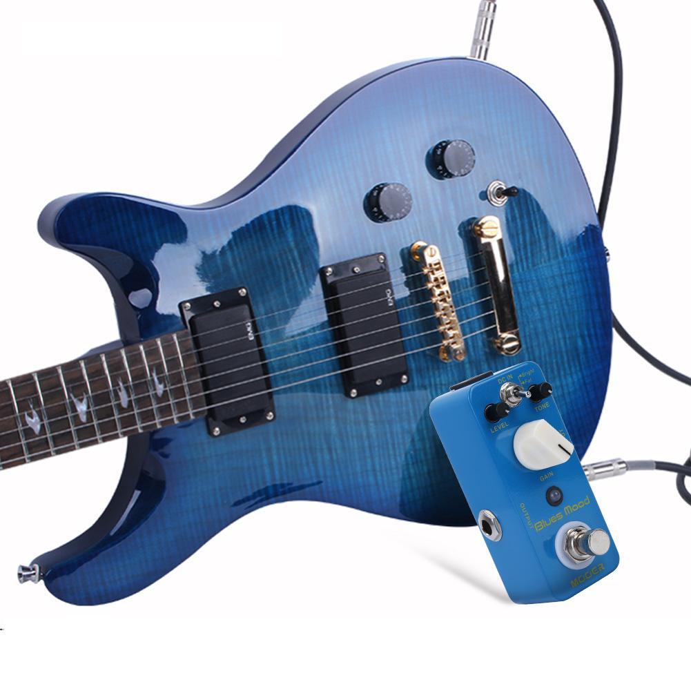 Blues Style Overdrive Guitar Effect Pedal 2 Modes(Bright/Fat) True Bypass Full Metal Shell