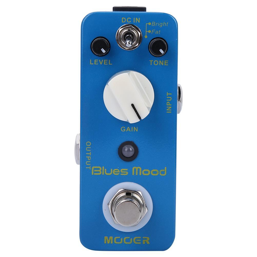 Blues Style Overdrive Guitar Effect Pedal 2 Modes(Bright/Fat) True Bypass Full Metal Shell