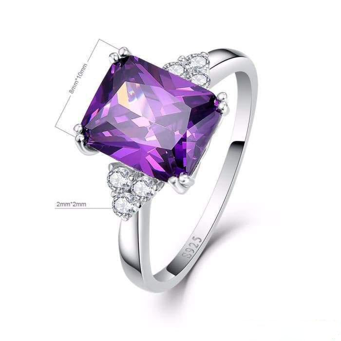 "Beautiful Amethyst" Ring in 925 Silver