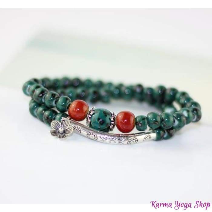 Ceramic Bead Bracelet - 3 colors available